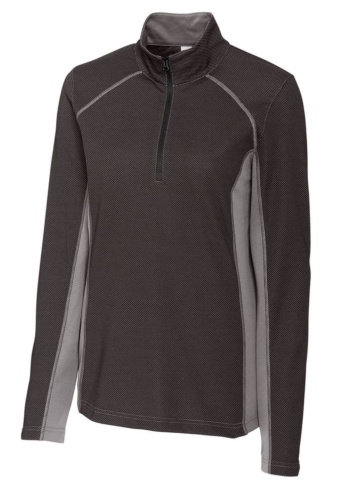 Clique Ice Pique Colorblock Half-Zip Tech Womens Pullover for wholesale by Cutter & Buck