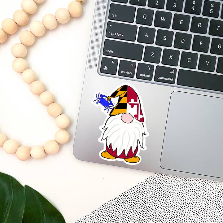 Jami Creates - Wholesale Sticker - Maryland Garden Gnome Sticker 3”