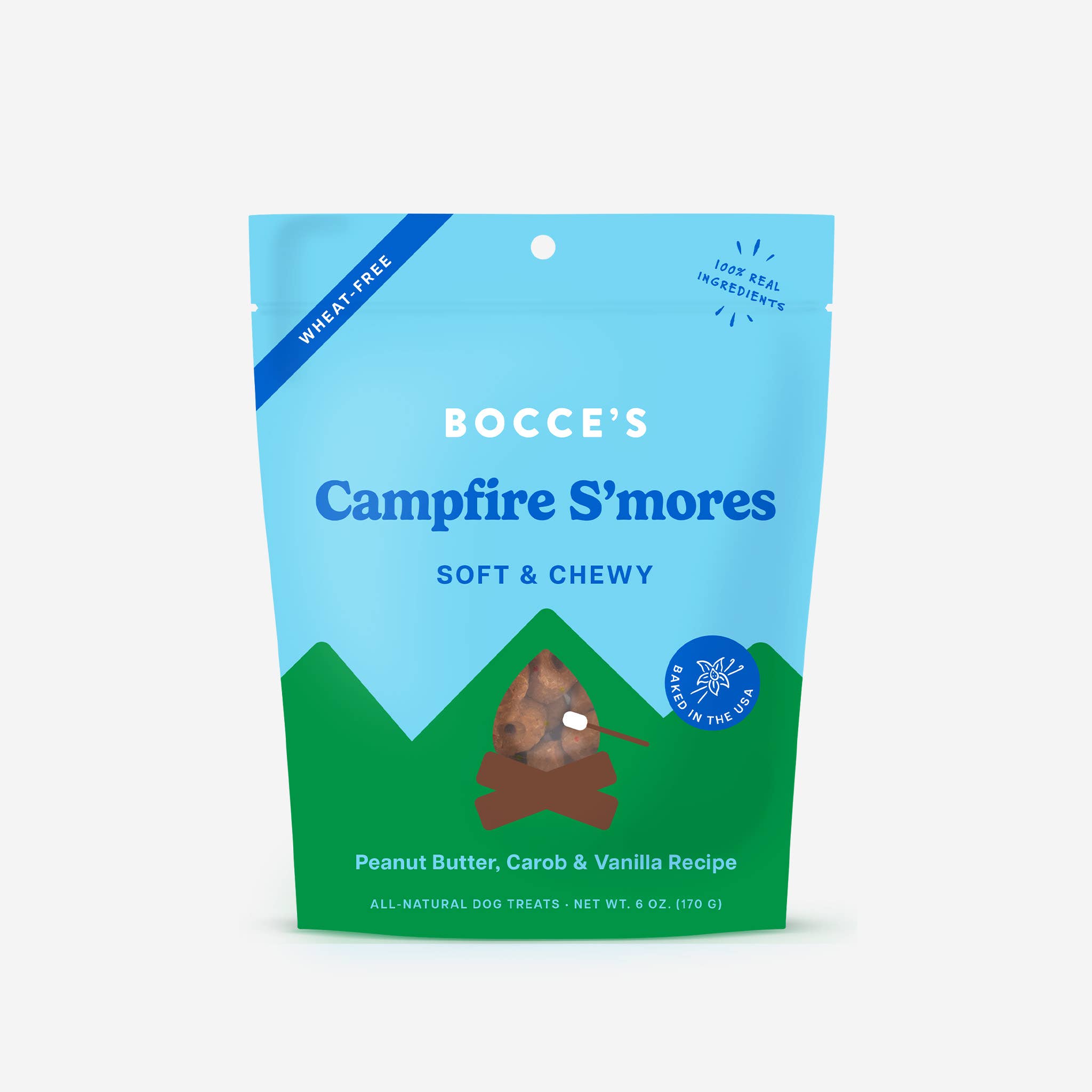Bocce's Bakery - Wholesale Pet Treats - Dog - Campfire S'mores Soft & Chewy Treats