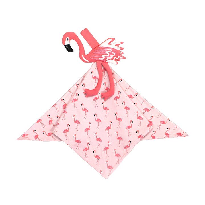 Fancy Flamingos Flamingo Baby Lovey Girly babycadeau voor wholesale door Emerson and Friends