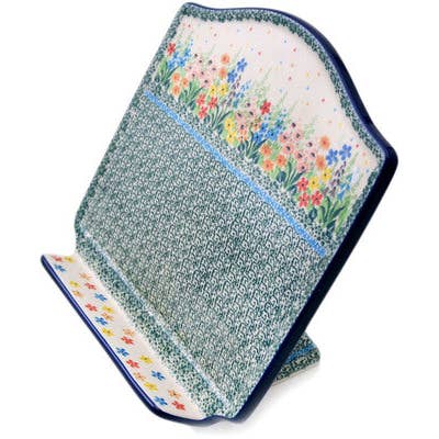 Book Stand 9" Colors Of The Wind Theme UNIKAT for wholesale by Polmedia Polish Pottery