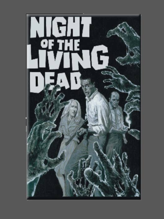 NIGHT OF THE LIVING DEAD, Magnet, Button, Mirror, Fridge for wholesale by Ba Ba Buttons