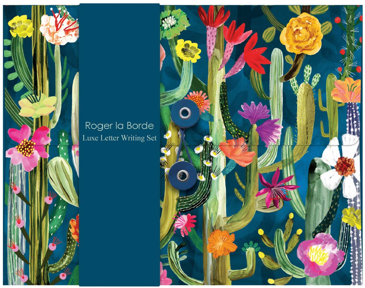 Roger La Borde - Wholesale Stationery/Notecard Set - Cactusland Letter Writing Set  - WS 0531