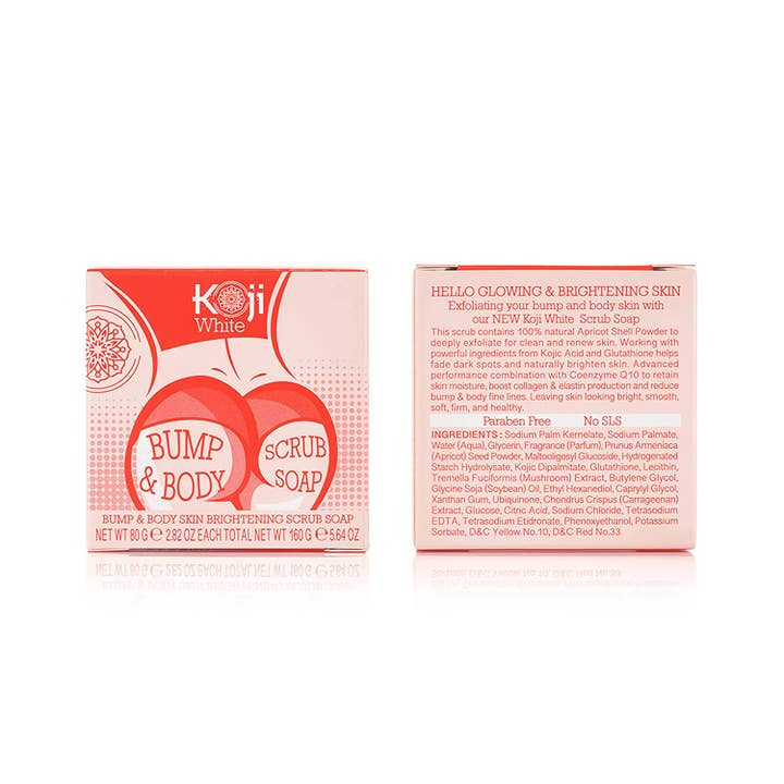 Koji White - Wholesale Bar Soap - Koji White Kojic Acid Bump Eraser Body Scrub Soap (2 Bars)5