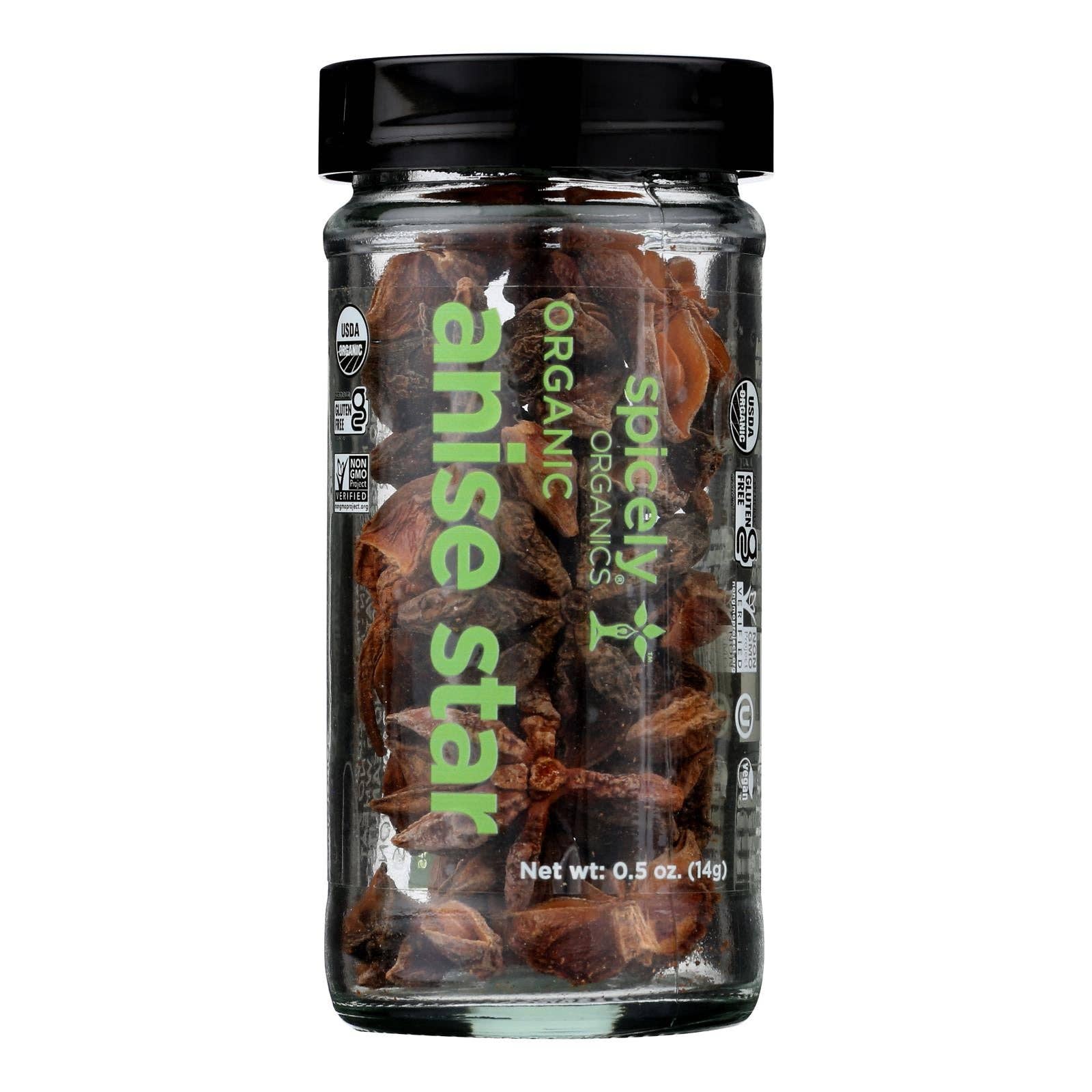 Everyday Supply Co - Wholesale Dried Spice - Spicely Organics - Whole Anise Star - 3 Pack - 0.5 Oz0