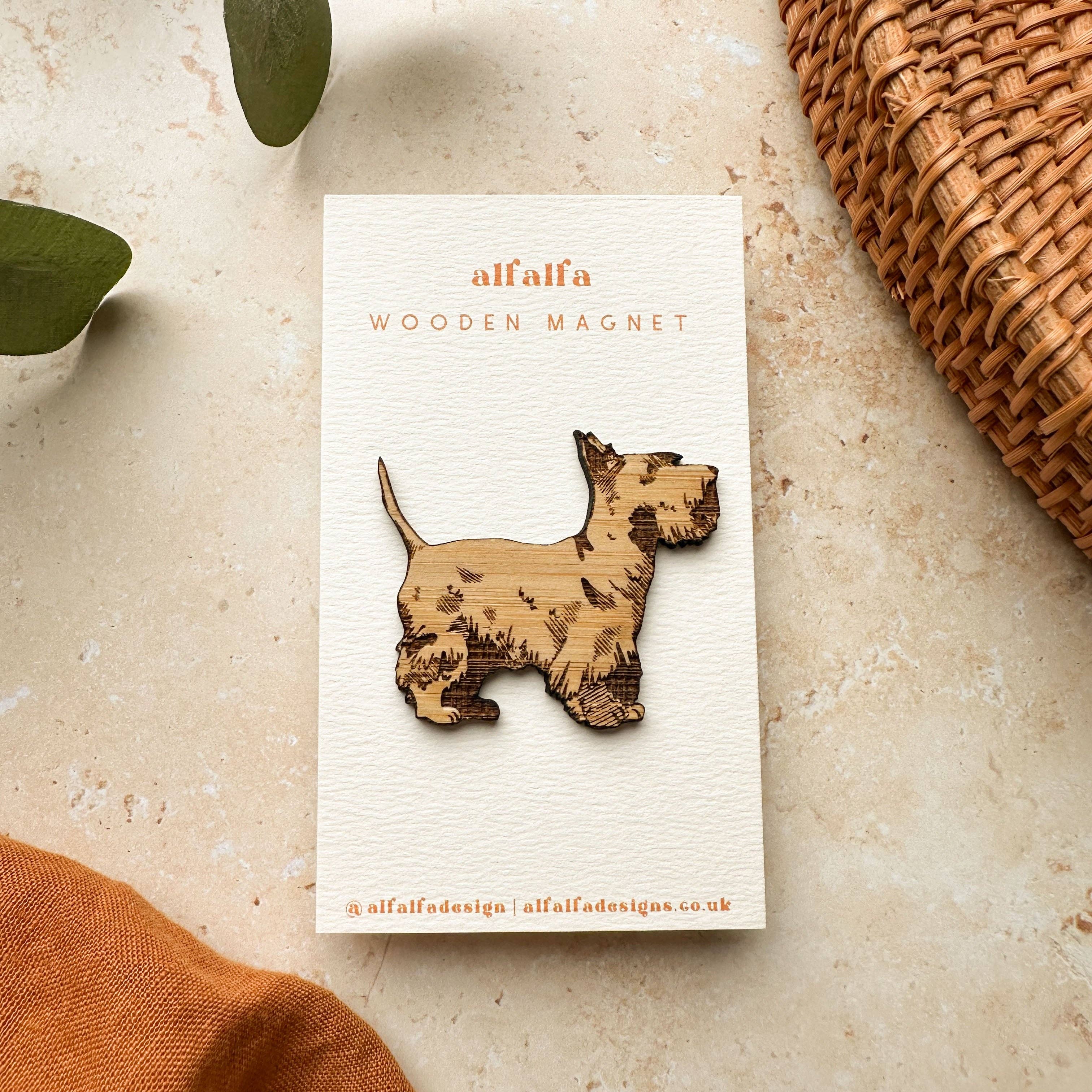 Alfalfa Designs - Wholesale Magnet - Scottie Dog Magnet1