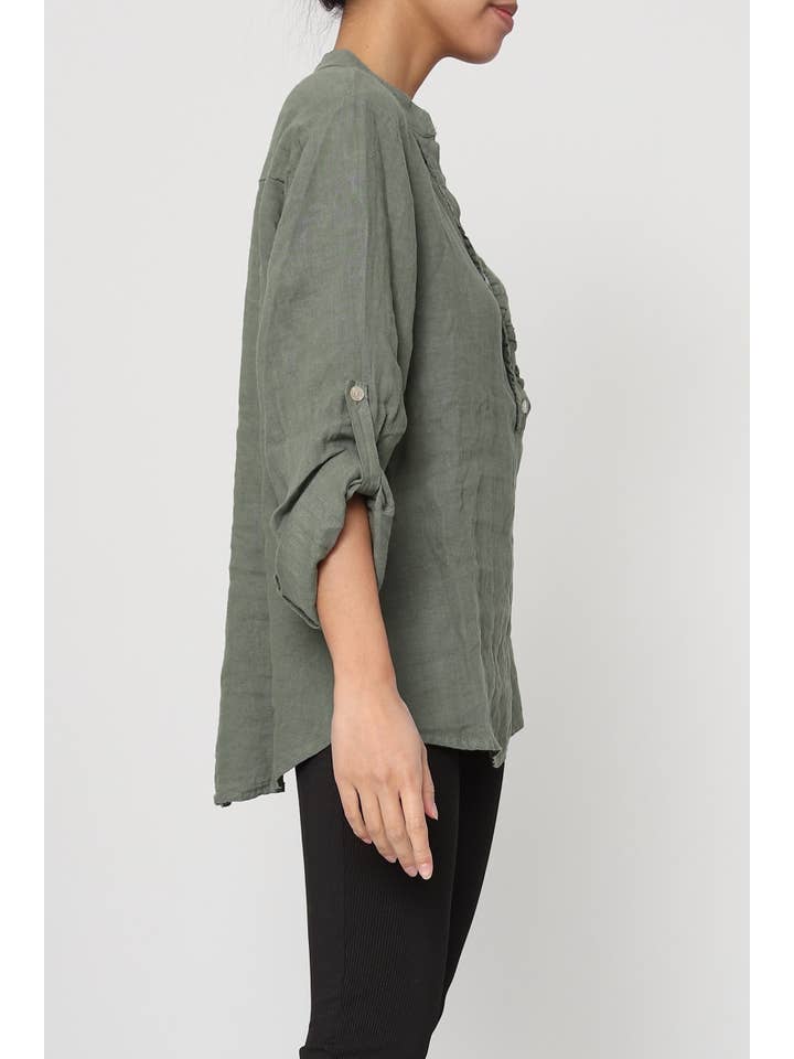 LÉA & LUC – wholesale Blouse – Women’s – 100% Linen Blouse REF. 664957