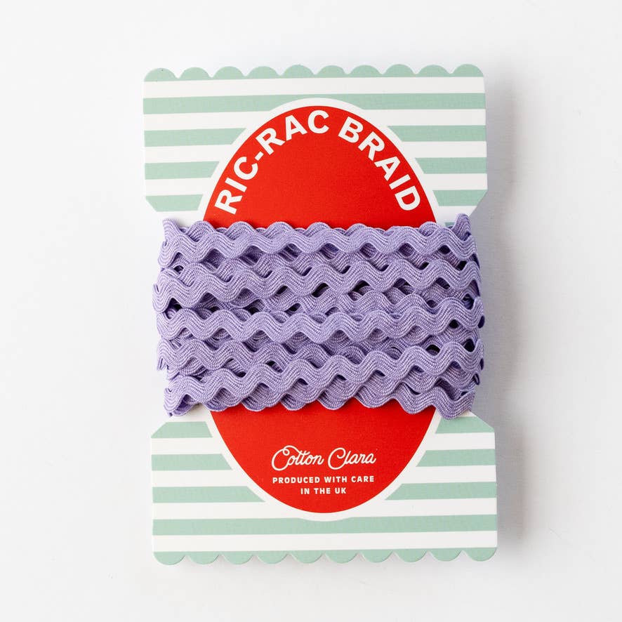 Cotton Clara Craft Kits & Supplies - Venta al por mayor Material para manualidades - 4 metros de cinta ric rac en carrete colorido2