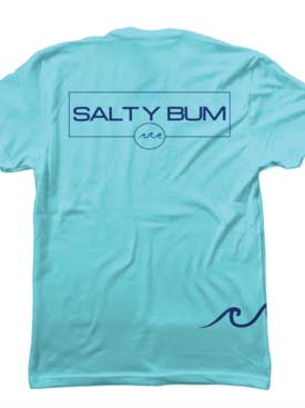 Chill Tee Tahiti Blue Short Sleeve for wholesale by Salty Bum
