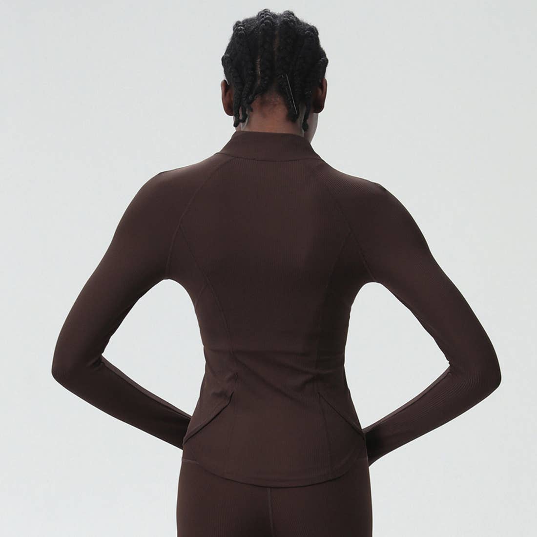 Sodalemon – wholesale Sportjacka - Dam – Damjacka med hög krage och midjeformande funktion för yoga och löpning3