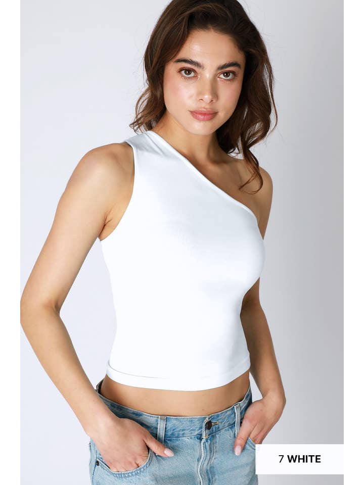 NIKIBIKI - Vente Débardeur – femme - NS8406 - Haut à une épaule Clean Line9