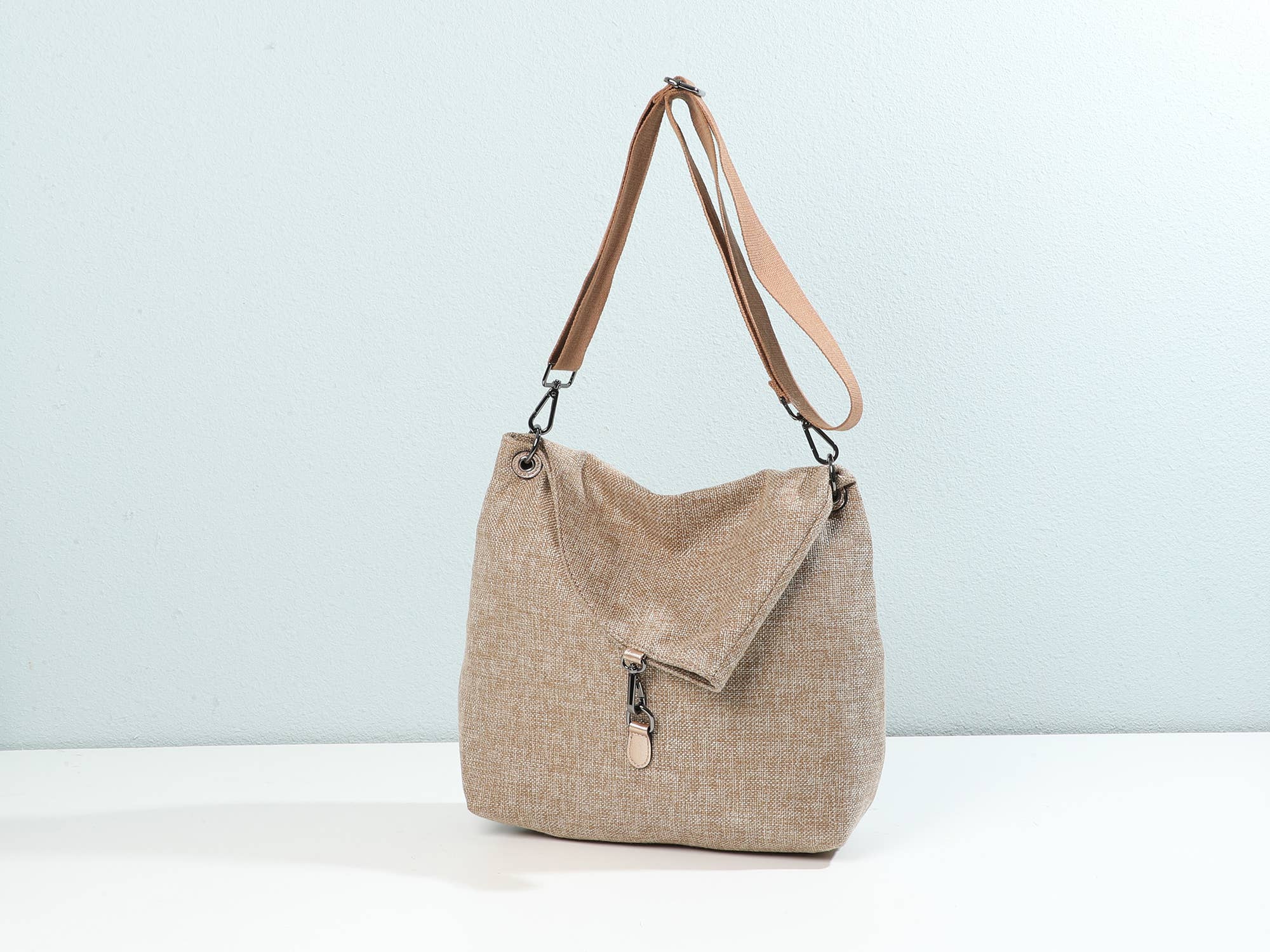 INES DELAURE - Wholesale Shoulder Bag - Women's - Canvas shoulder bag0