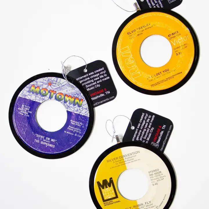 Vintage 5 - Vente Objets de décoration - Décorations de Noël pour disques vinyles - Motown Records Collection4