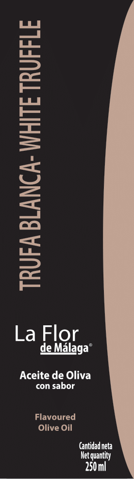Aceites Málaga SL - Vendita all'ingrosso Olio d'oliva - Olio Extra Vergine d’Oliva con Aromi di Tartufo Bianco La Flor de Malaga Crist 250 ml5