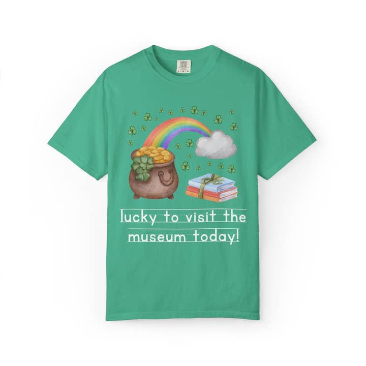 Opal and June - Wholesale Screen Printed T-Shirt - Women's - Lucky to Visit the Museum Today Tee5