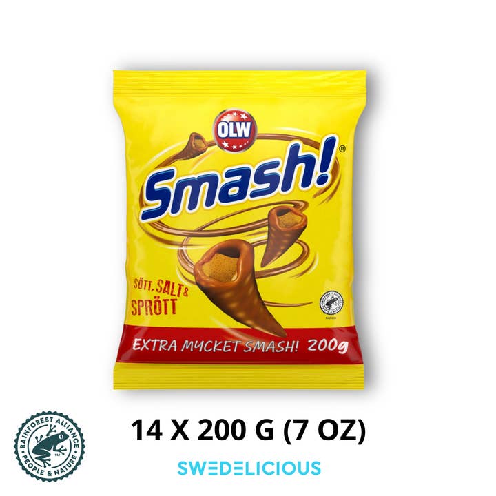 Smash! Chocolate - Swedish Snacks Bag for wholesale by Swedelicious - Swedish Candy