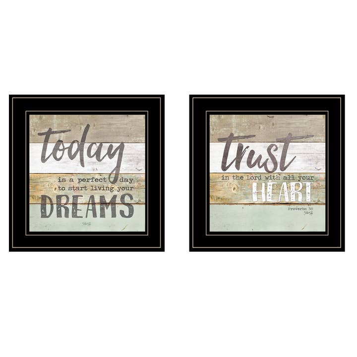 "Trust in the Lord" 2-Piece Vignette by Marla Rae for wholesale by Trendy Decor 4U