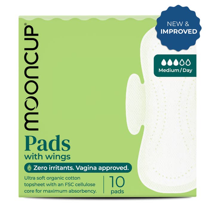 Pads with Wings for wholesale by Mooncup