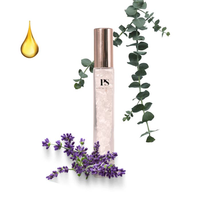 Positive Vibes Oil - Rock Crystal Essential Oil Roller for wholesale by Positivity Shop