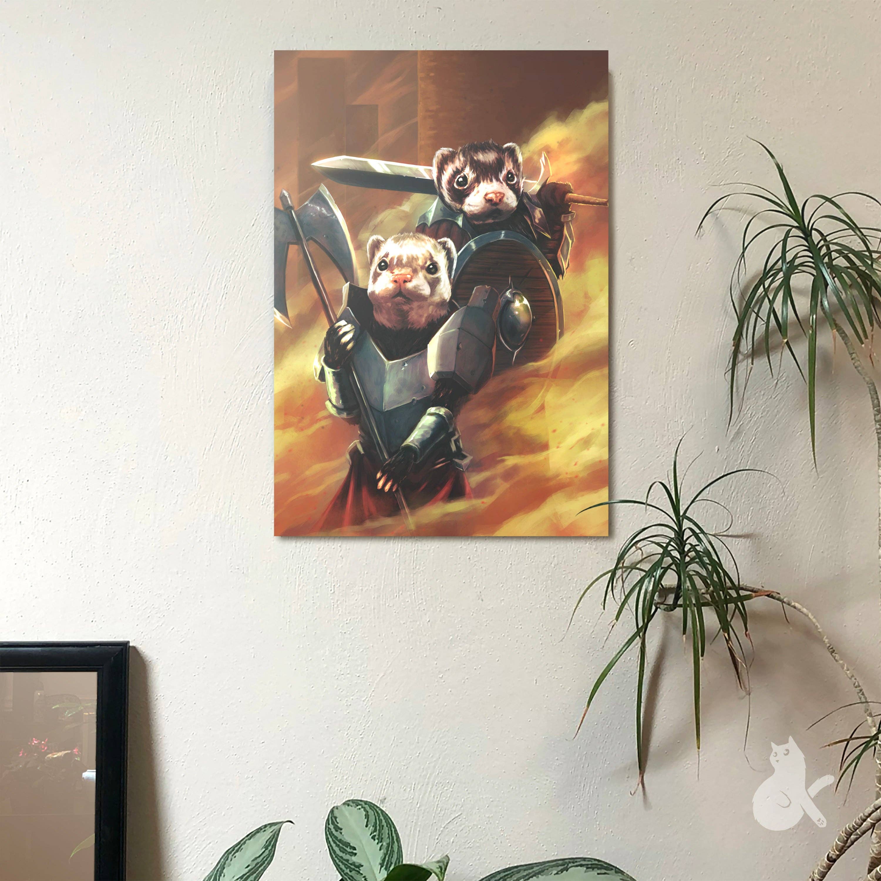 Caverns & Calicos – Großhandel Kunstdruck – Drucke von Fighter Frettchen2