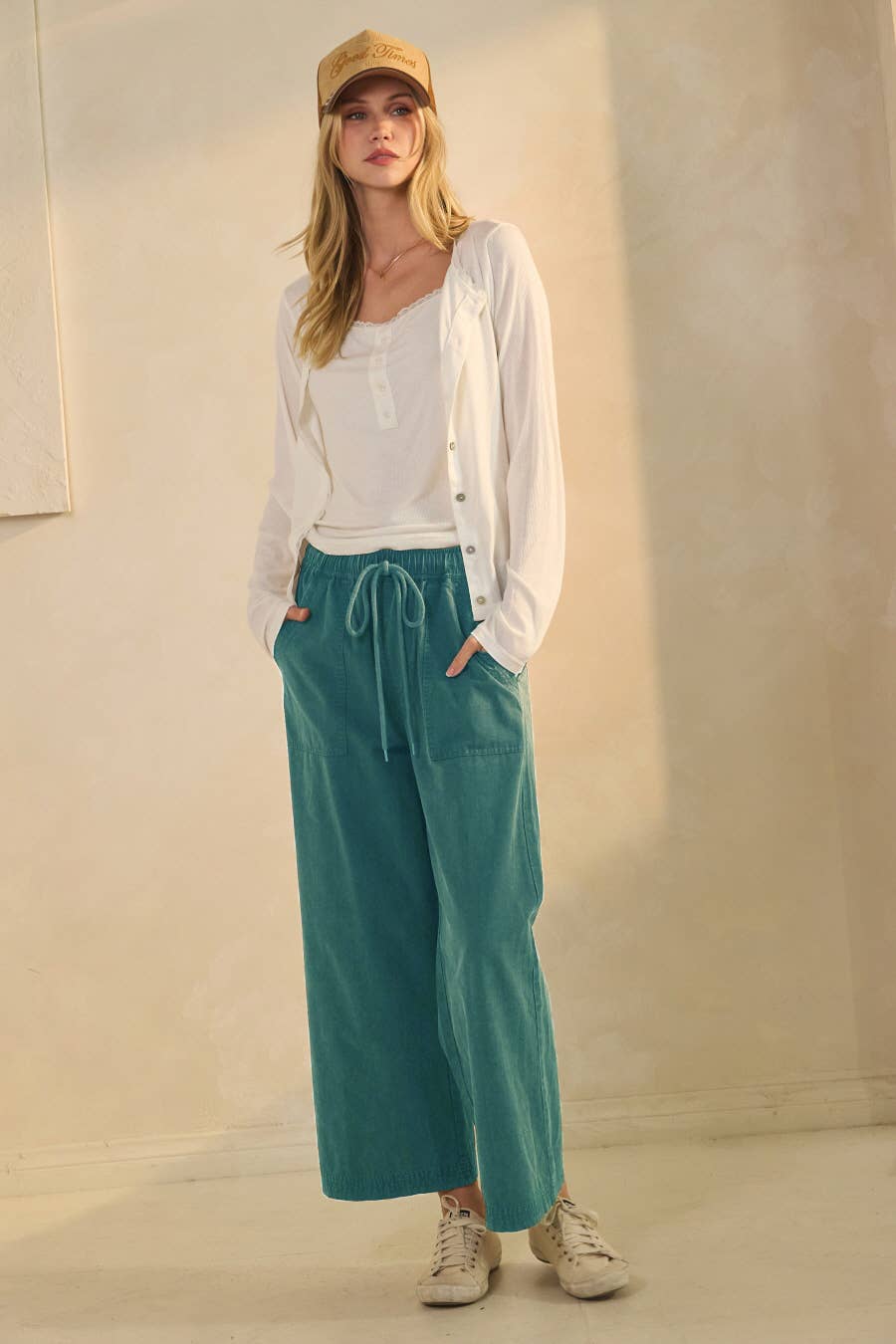 Oddi - Wholesale Pants - Women's - Wide-leg Acid Washed Pants4