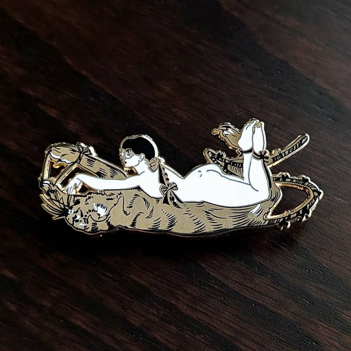 The Princess and the Tiger LE Hard Enamel Pin for wholesale by WitchesandPins