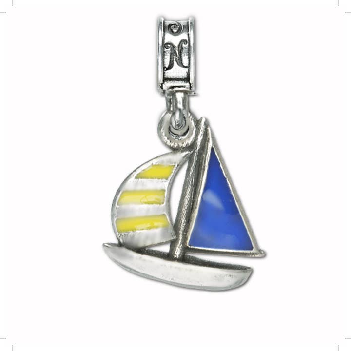 NS Newport Sailboat Charm for wholesale by nomades