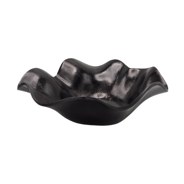 Bowl Leaf - Black Antique for wholesale by ADC Eindhoven