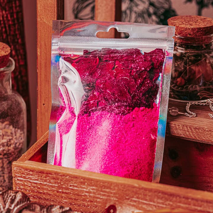 The Lovers Tarot Vegan Botanical Bath Salt Soak for wholesale by Pure Poetry Cosmetics