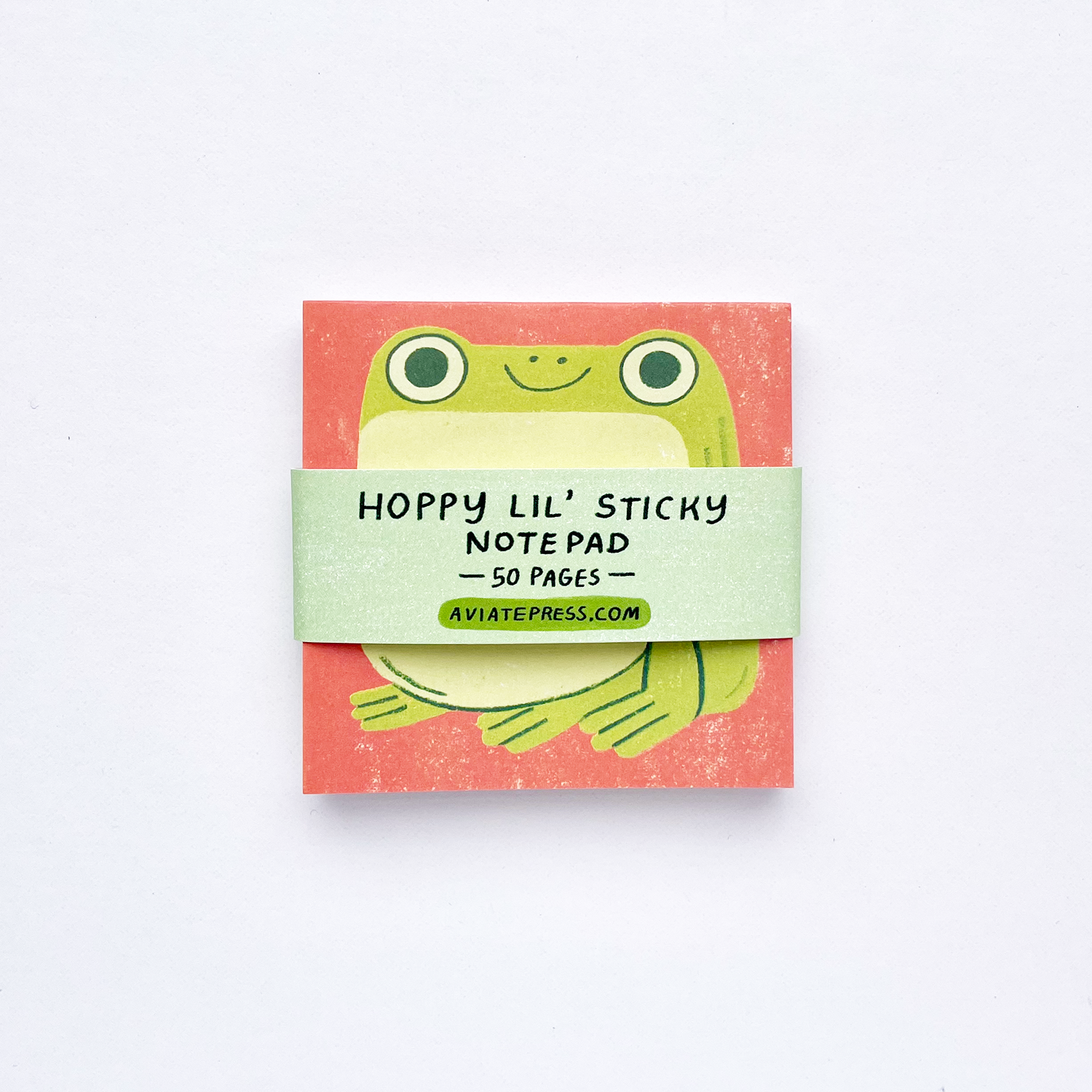 Aviate Press - Wholesale Sticky Notes - Cute Frog Sticky Notepad2