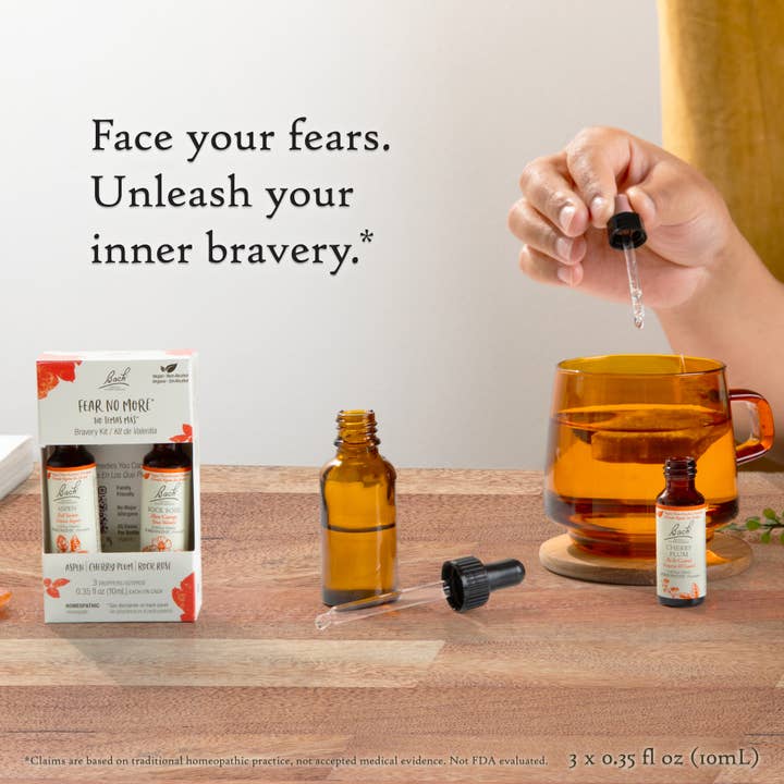 RESCUE & Bach Original Flower Remedies - Wholesale Oral Supplement/Vitamin - Bach Original Flower Remedies, Fear No More Trio Kit