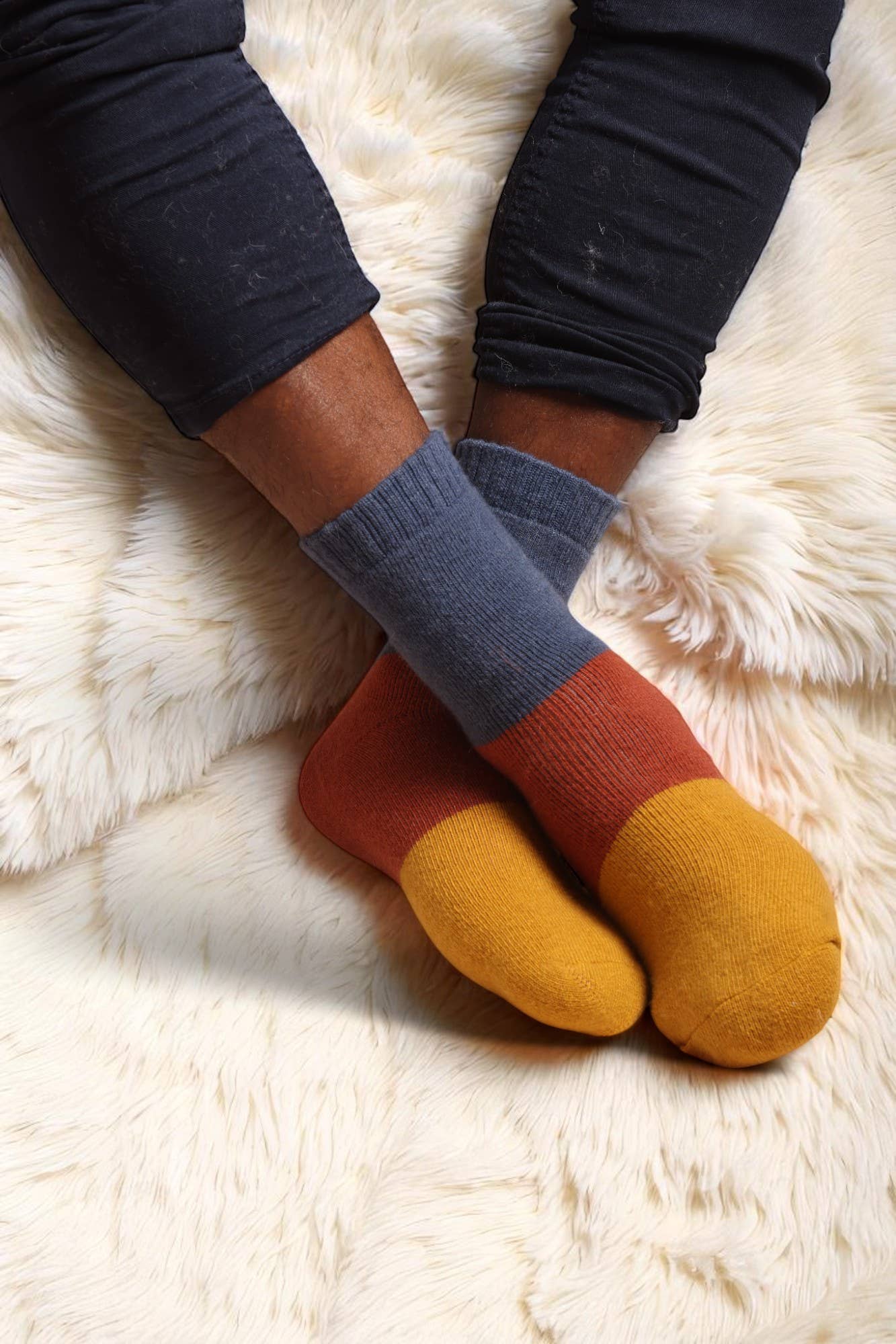 Jess & Lou - Vente Chaussettes – homme - Chaussettes pour hommes super confortables à blocs de couleur audacieux7
