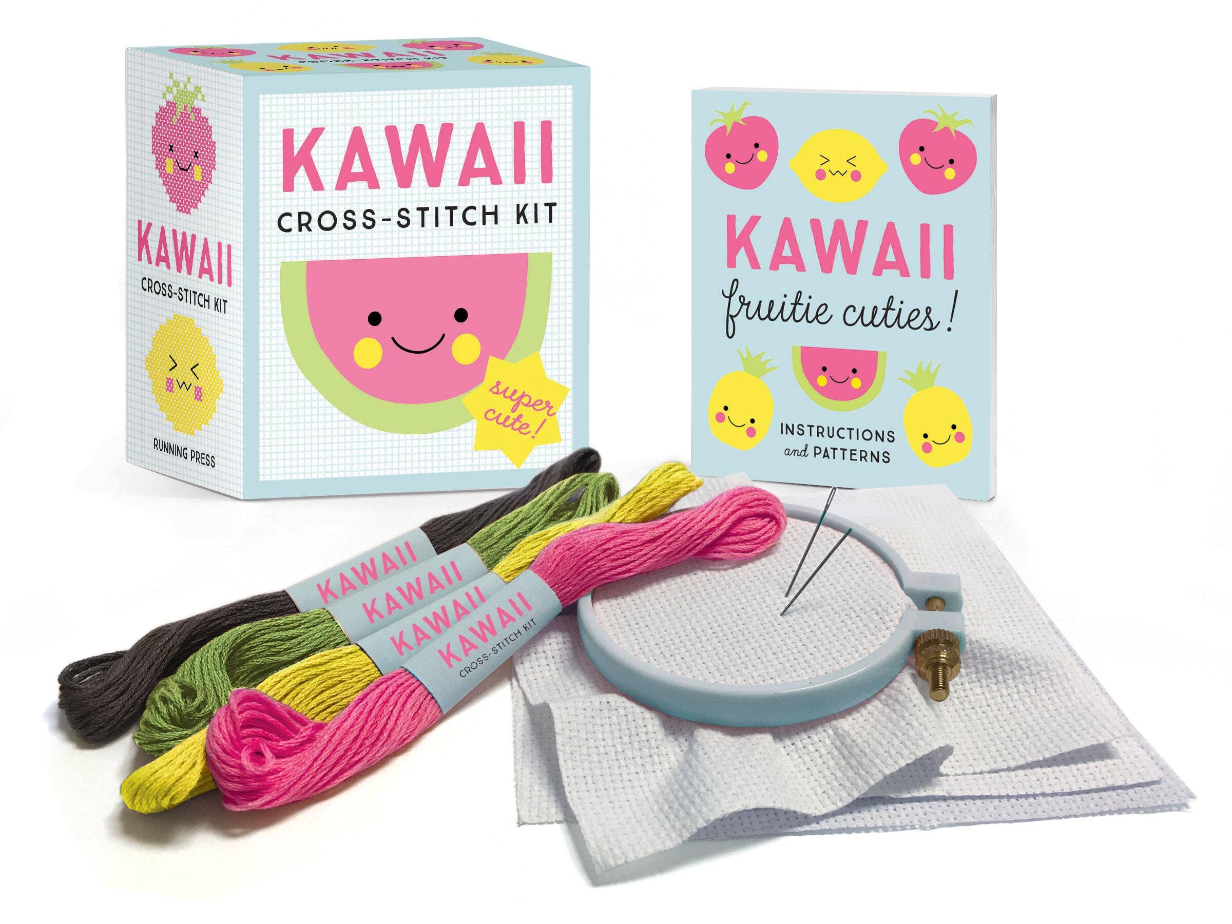 Hachette Book Group - Wholesale Gag Gift/Novelty Gift - Kawaii Cross-Stitch Kit: Super Cute!0