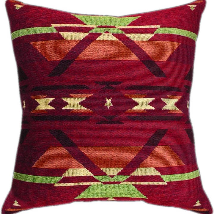 Playful Tail - Wholesale Throw/Decorative Pillow - Flame Tapestry Throw Pillow By Manual Woodworkers & Weavers0