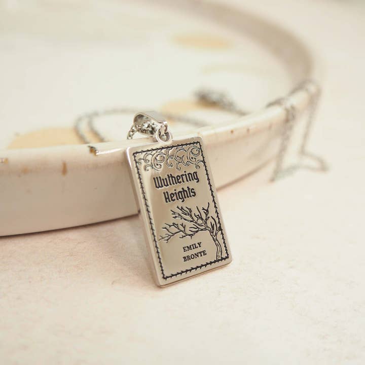 LiteraryEmporium - Wholesale Pendant/Charm Necklace - Wuthering Heights Book Necklace4