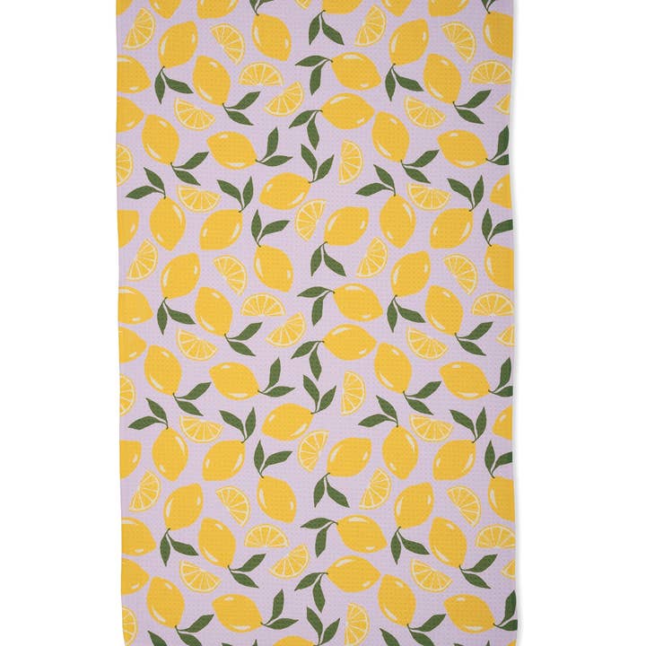 Geometry - Wholesale Tea Towel - Sweet Lemon
