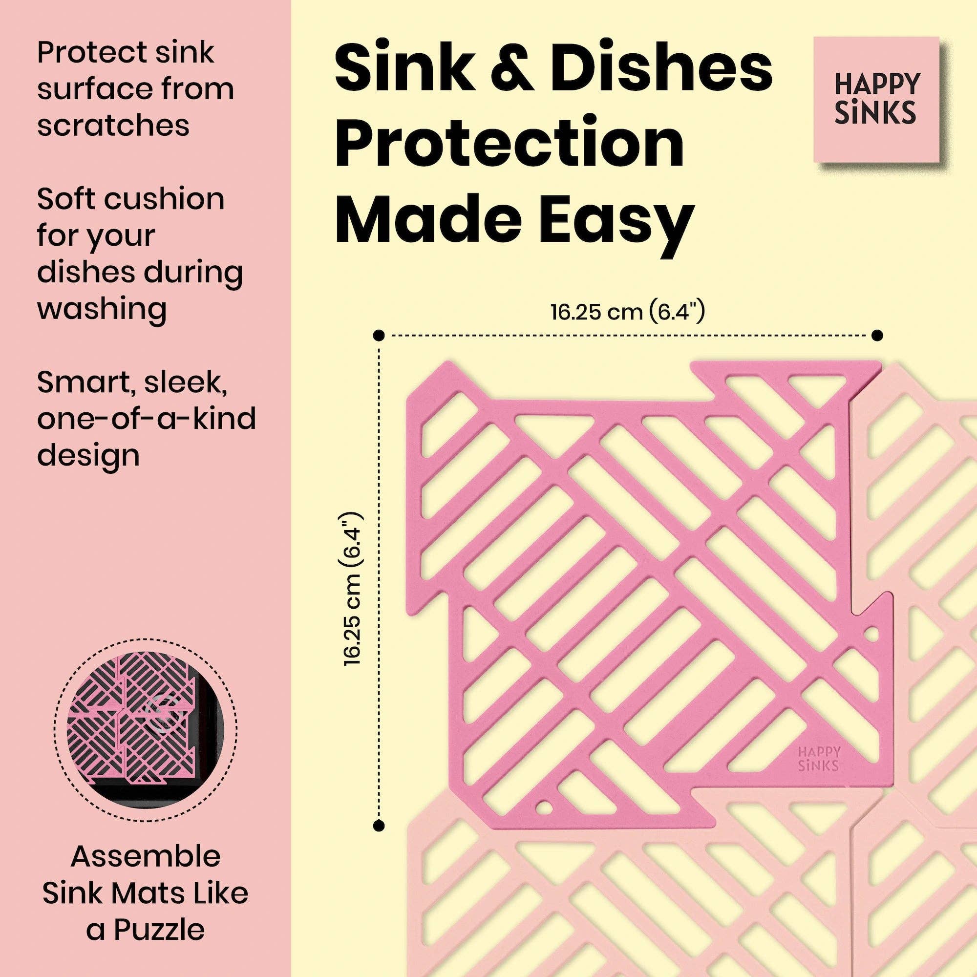 HAPPY SiNKS - Wholesale Sink Strainer/Stopper - Kitchen Sink Mat - Silicone21