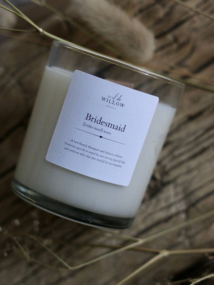 Bruidsmeisjekaars (Mini) voor wholesale door Wilde Willow Candle Co