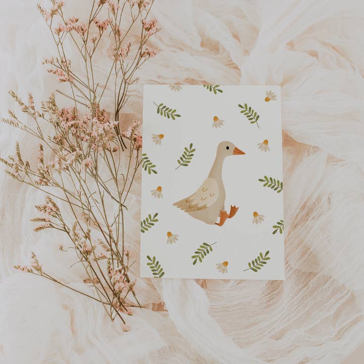 Tilda&Theo - Vendita all'ingrosso Biglietto di auguri per la nascita - Set di 6 cartoline per la nascita del bebè «in bundle», colore neutro