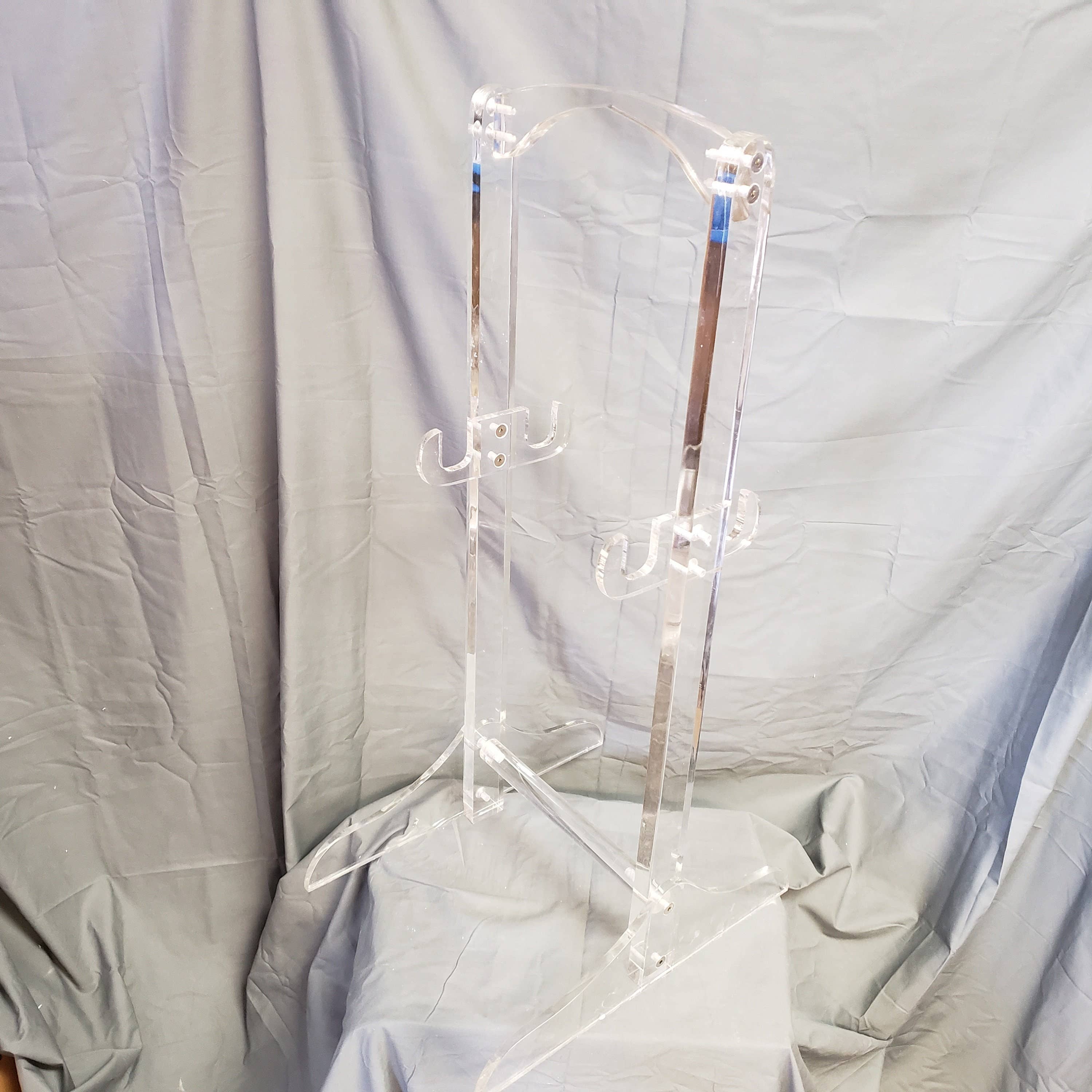 Plasticmart - Wholesale Side Table - Acrylic TV Tray Table Set of Four with a Stand2