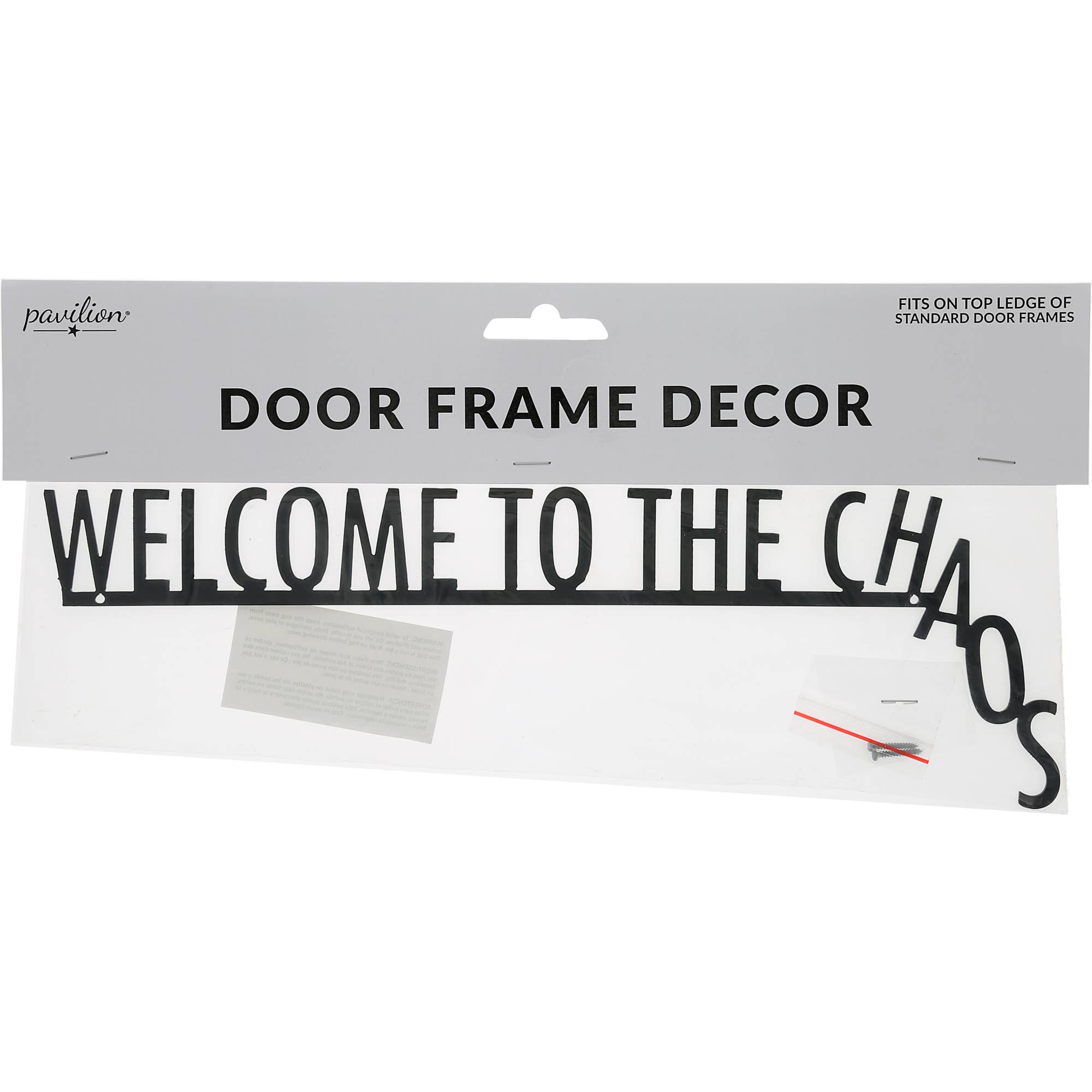 Pavilion – wholesale Door hanger – Chaos - Metal Door Topper5