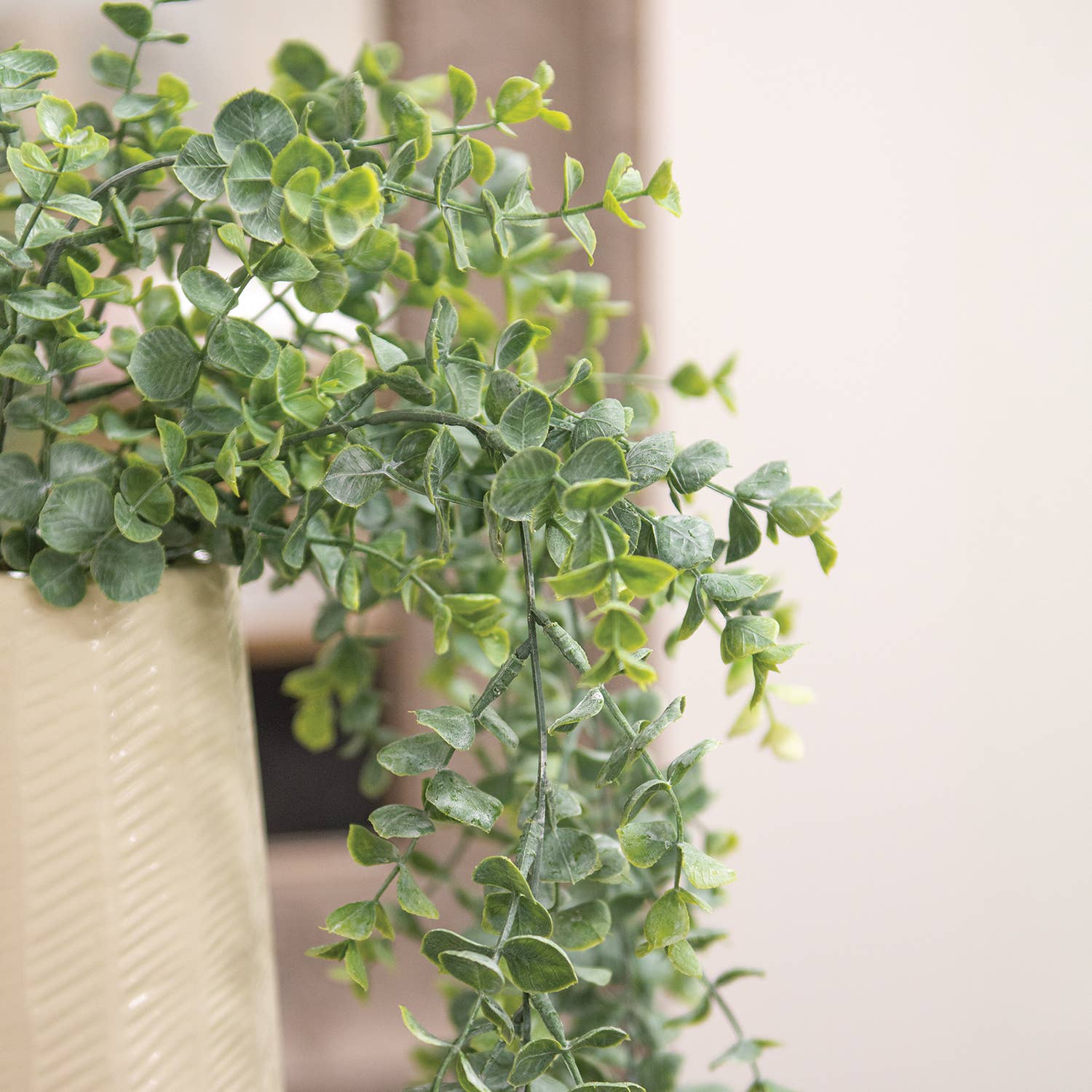 Saybrook Lane - Wholesale Artificial Plant - Dusty Mini Eucalyptus Hanging Bush - 32.5"2