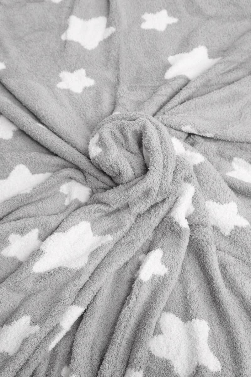 Fashion City - Wholesale Throw Blanket - Star Print Luxury Soft Throw Winter Blanket16
