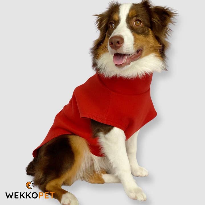 (LOT DE 5) Gilet pour chien de haute qualité, rouge, cadeau parfait pour les amoureux des chiens, gilet boutique WEKKOPET pour la vente par WEKKOPET
