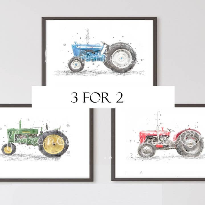 Antique Tractor Collection for wholesale by Florence & Lavender