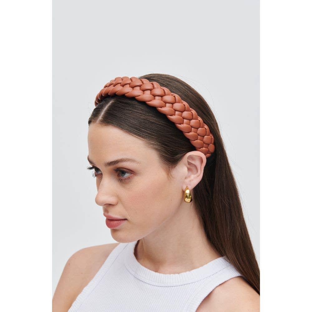 Urban Expressions - Wholesale Fashion Headband - Women's - Braided Vegan Leather Headband3