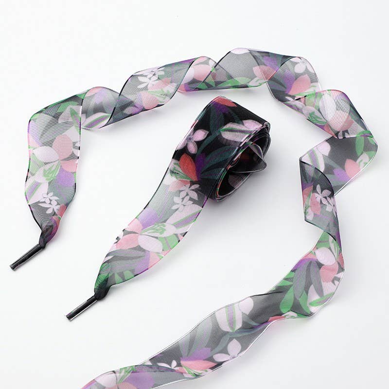 JOSSLYN by wall to wall – wholesale Skosnören - Dam – MULTI DESIGN SATIN ORGANZA SKOSNÖRE | 40SD1143