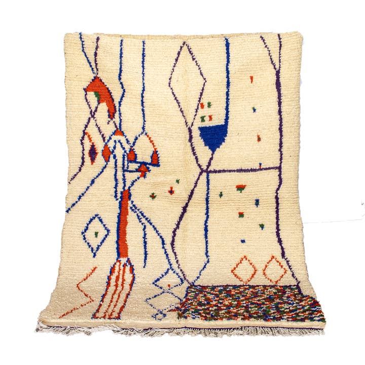 Marokkanischer Boho-Teppich -marokkanischer Teppich-Azilal Teppich (11) für den Großhandel von woolsouk ( We handle U.S. import procedures for you )