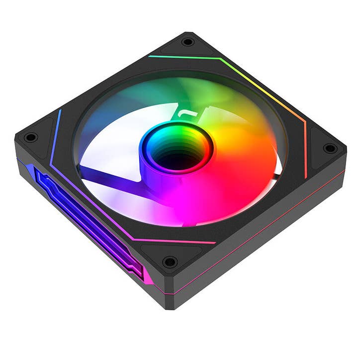 ITEK - Wholesale Speakers - INFINITY Black Case Fan - 12cm - ARGB Sync 5V 3pin - 4pin PWM - BULK3
