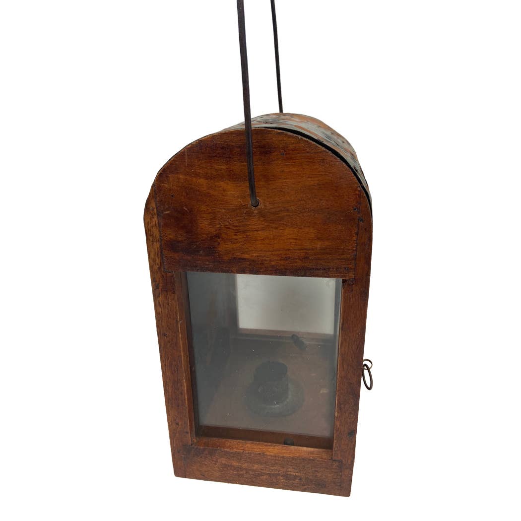 Madison Bay Co. - Historical Home Decor Reproductions - Wholesale Lantaarn - Rustieke koloniale lantaarn met geperforeerd tinnen bovenkant, 10"2